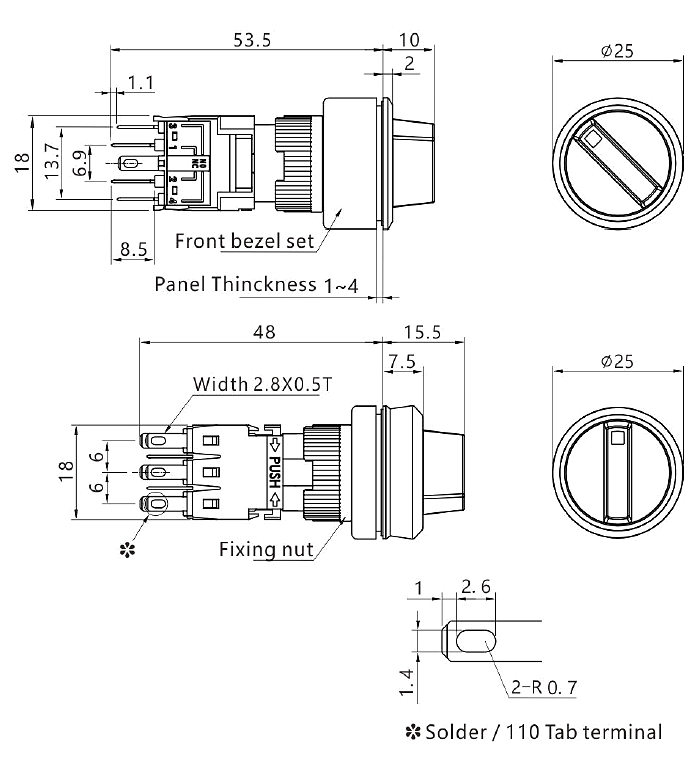 AF16L larger operator