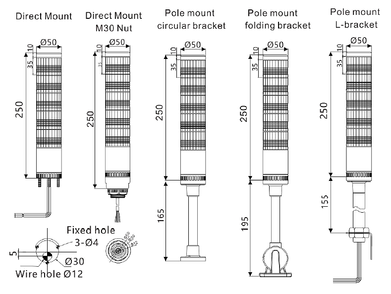 TLM5S Signal tower light