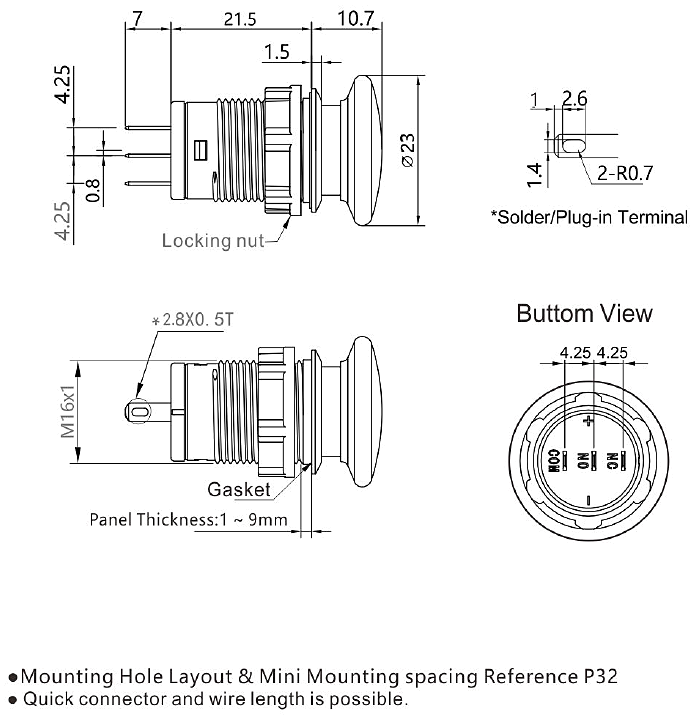 S16 vandal resistant