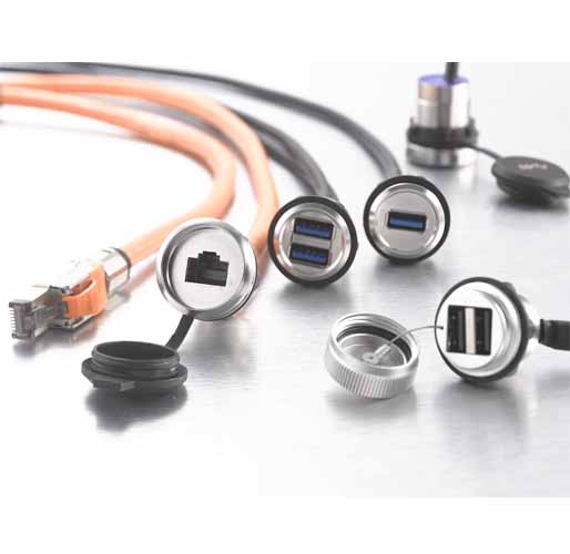 S22 Vandal resistant Socket USB&RJ45 Socket