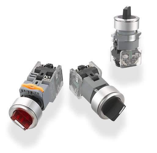 PBH-30 Flush short selector switches Short-handle Selector Switches